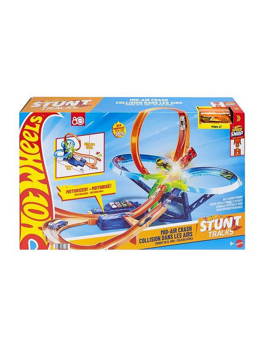 Hot Wheels Stunt Track Motorised Big Air Crash