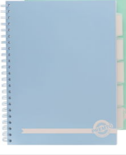 A4 Project Book 5 Dividers