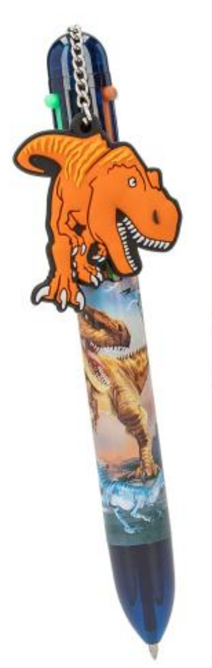Dino World 6 Colour Gel Pen