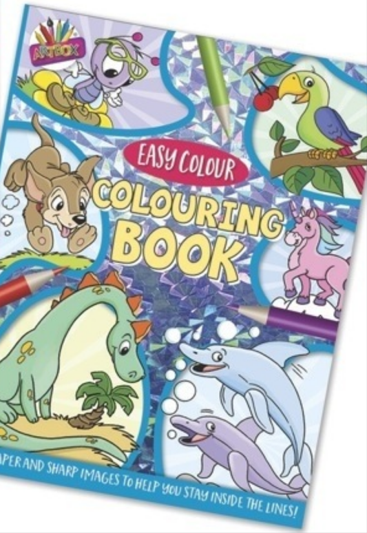 Easy Colour Colouring Book