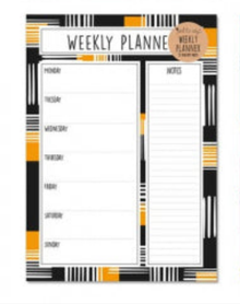Weekly Home Planner & Things To Do Pad
