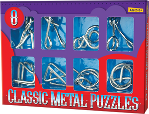 Iq Metal Puzzles Set Of 8