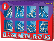 Iq Metal Puzzles Set Of 8