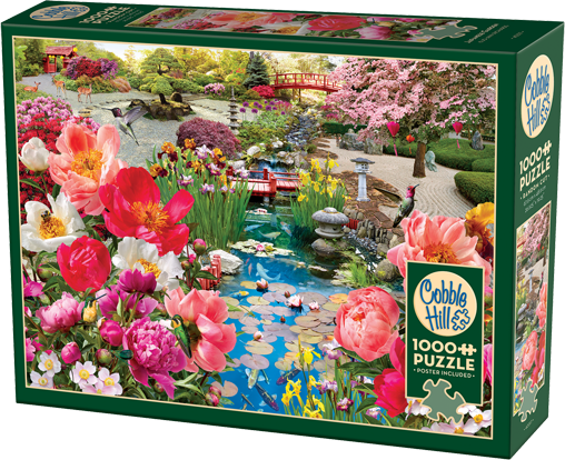 Cobble Hill Japanese Garden 1000 Piece Jigsaw Puzzle