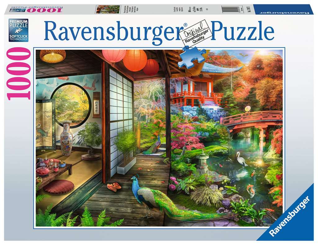 Japanese Gardens Teahouse 1000 Piece Jigsaw Puzzle