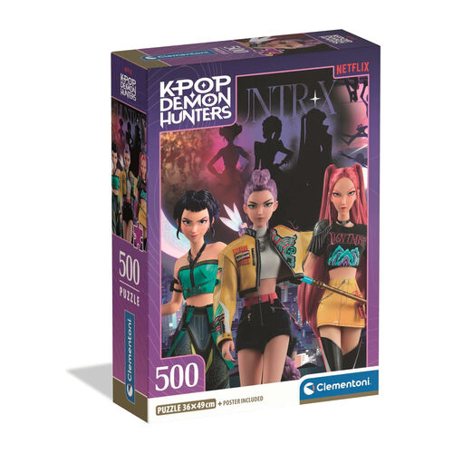 K Pop Demon Hunter 500 Piece Jigsaw Puzzle