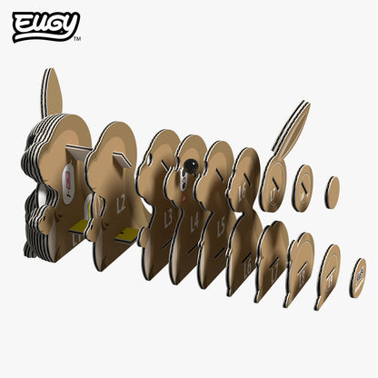 Eugy Kangaroo 3D Model Craft Kit