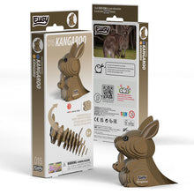 Eugy Kangaroo 3D Model Craft Kit