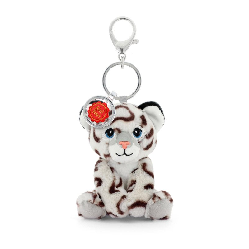 Keel 12cm Bag Charm Snow Leopard
