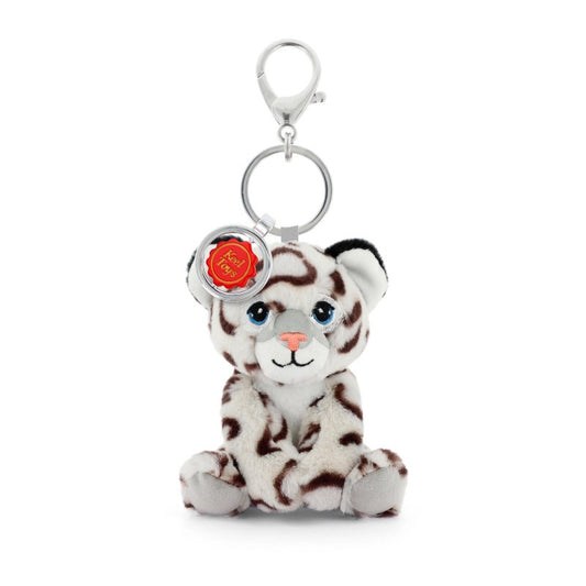 Keel 12cm Bag Charm Snow Leopard
