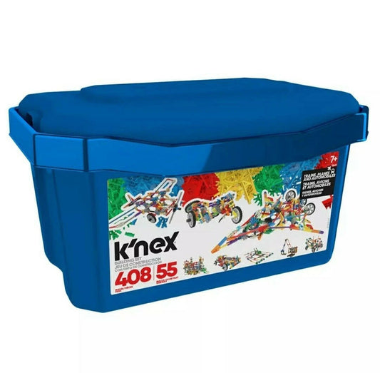 Knex 408Pc Model Tub Trains, Planes & Automobiles