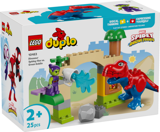 LEGO 10463 Duplo Marvel Dinosaur Spidey Rex Vs Green Goblin