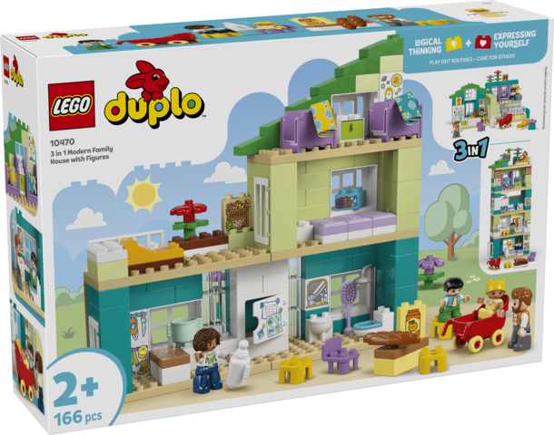 LEGO 10470 Duplo 3 in 1 Modern Family House