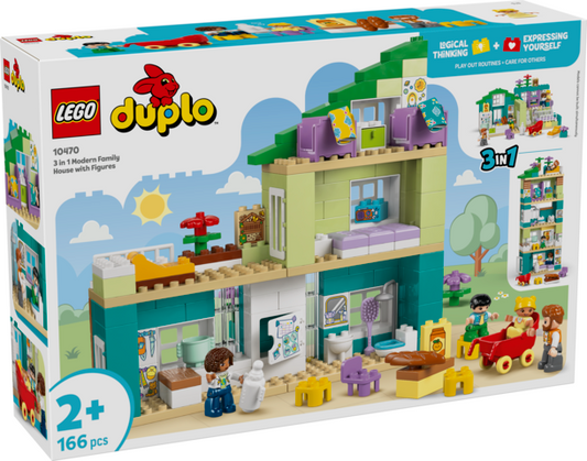 LEGO 10470 Duplo 3 in 1 Modern Family House