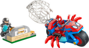 LEGO 11206 Marvel Spidey on his Motorcycle vs Rhino