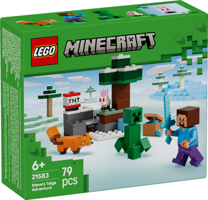 LEGO 21583 Minecraft Steves Taiga Adventure