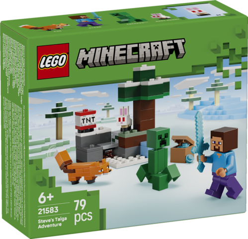 LEGO 21583 Minecraft Steves Taiga Adventure