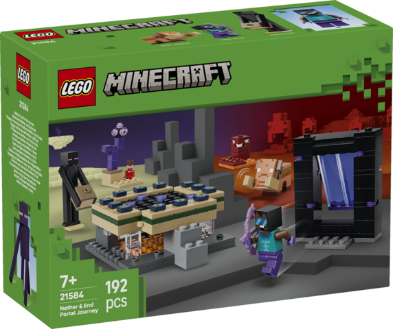 LEGO 21584 Minecraft Nether & End Portal Journey