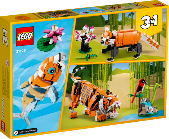 LEGO 31129 LEGO Creator 3 in 1 Majestic Tiger