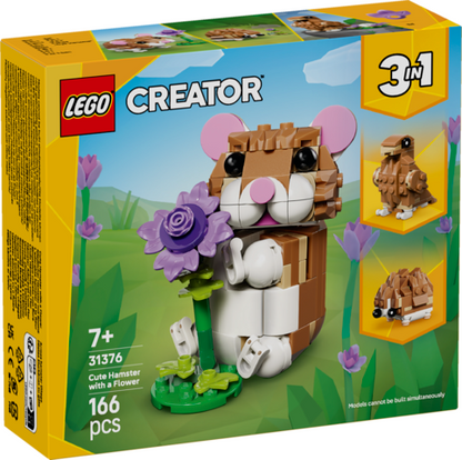 LEGO 31376 Creator 3 in 1 Cute Hamster with a Flower