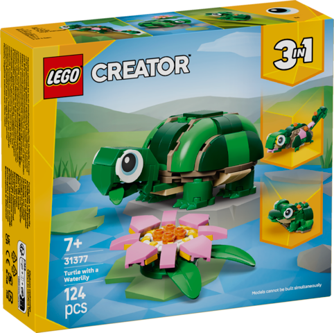 LEGO 31377 Creator 3 in 1 Turtle with a Water Lily