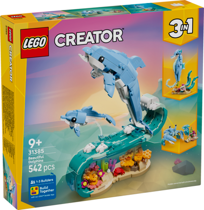 LEGO 31385 Creator 3 in 1 Sea Animals Beautiful Dolphin