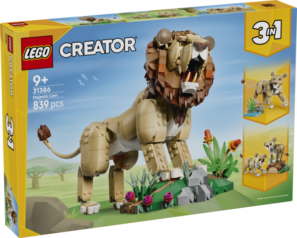 LEGO 31386 Creator 3 in 1 Wild Animals Majestic Lion