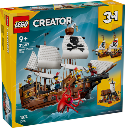 LEGO 31387 Creator 3 in 1 Iconic Pirate Ship