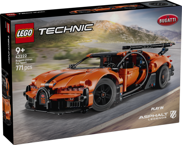 LEGO 42222 Technic Bugatti Chiron Pur Sport Hyper Car