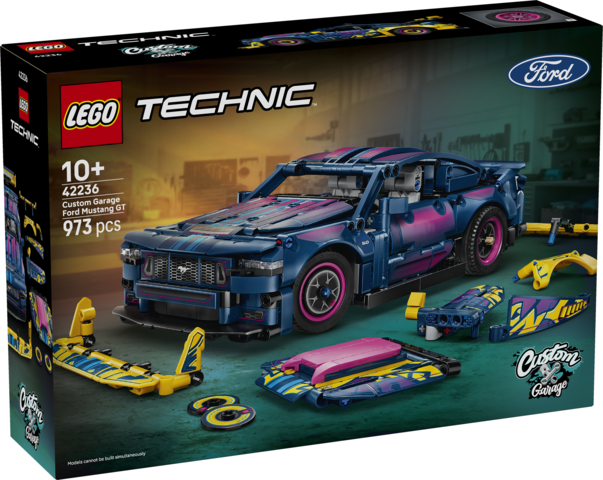 LEGO 42236 Custom Garage Ford Mustang
