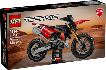 LEGO 42238 Ducati Desmo450 MX Factory Motorcycle