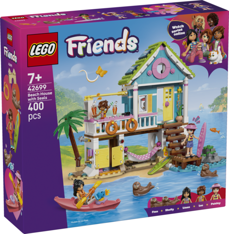LEGO 42699 Friends Beach House with Seals
