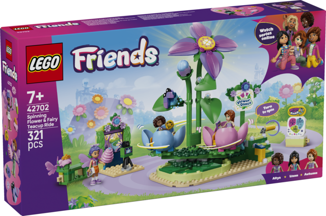 LEGO 42702 Friends Spinning Flower & Fairy Teacup Ride