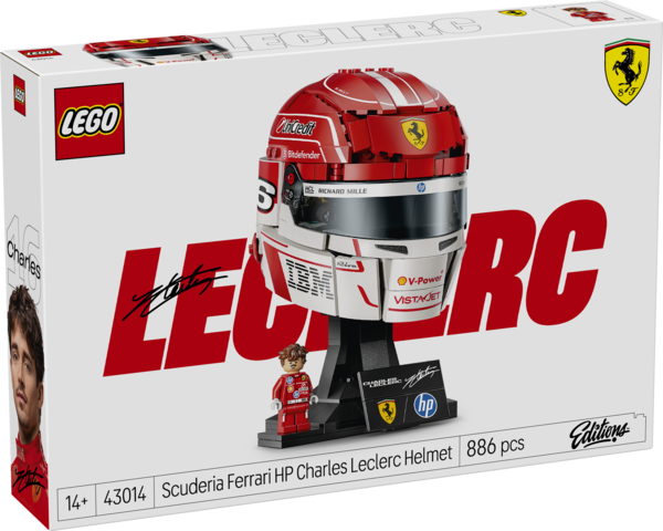 LEGO 43014 Formula 1 Scuderia Ferrari HP Charles Leclerc Helmet