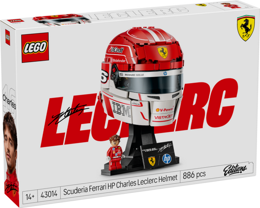 LEGO 43014 Formula 1 Scuderia Ferrari HP Charles Leclerc Helmet