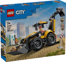 LEGO 60480 City Yellow Backhoe Loader