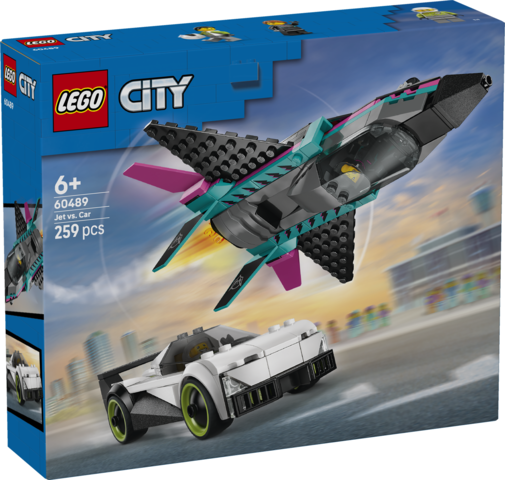 LEGO 60489 City Jet vs. Car