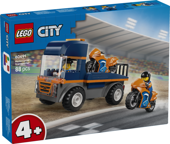LEGO 60491 City Motorcycle Transporter