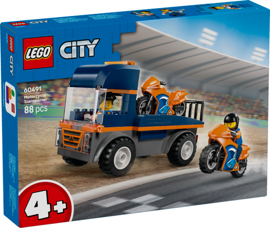 LEGO 60491 City Motorcycle Transporter