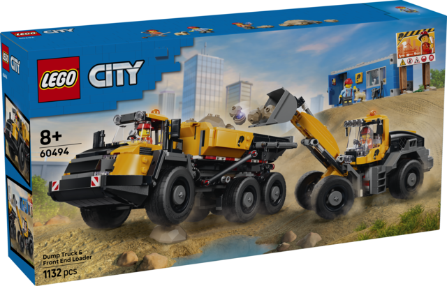 LEGO 60494 City Dump Truck &amp; Front End Loader