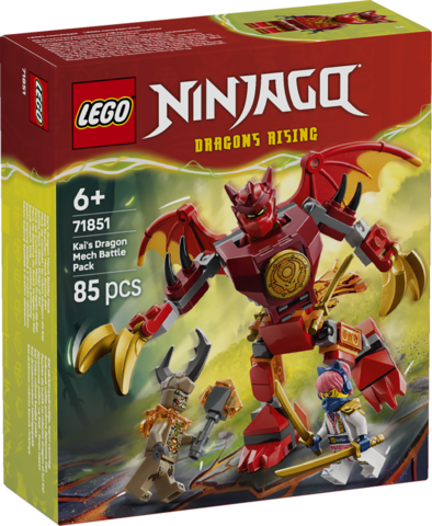 LEGO 71851 Ninjago Kais Dragon Mech Battle Pack