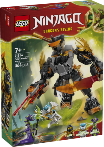 LEGO 71854 Ninjago Coles Mission Mech & Dragon