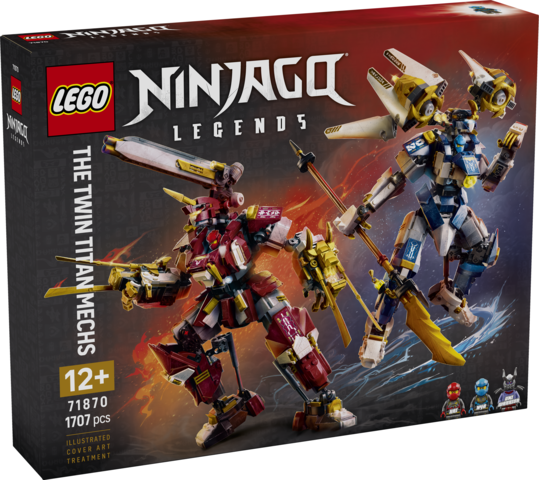 LEGO 71870 Ninjago The Twin Titan Mechs