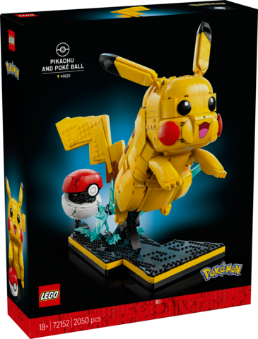 LEGO 72152 Pokemon Pikachu and Poke Ball