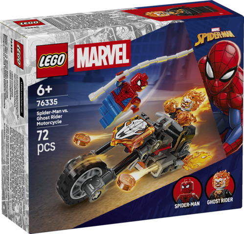 LEGO 76335 Marvel Spider-Man vs. Ghost Rider Motorcycle