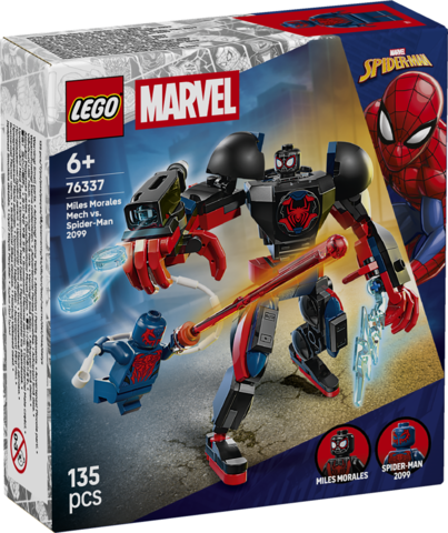 LEGO 76337 Marvel Miles Morales Mech vs. Spider Man