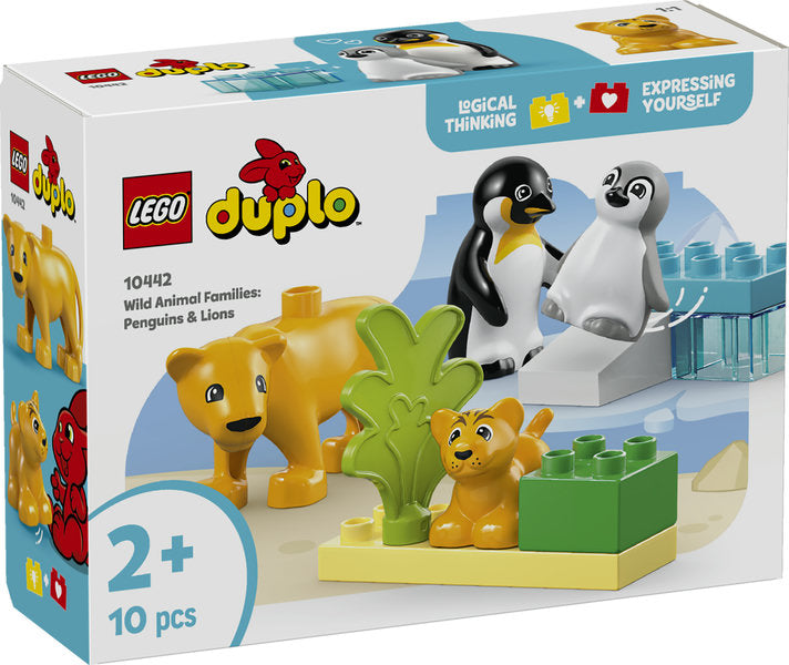 LEGO 10442 Duplo Wild Animal Families Penguins & Lions