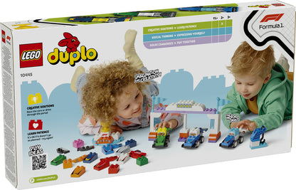 LEGO 10445 Duplo F1 Team Race Cars & Drivers Race Track