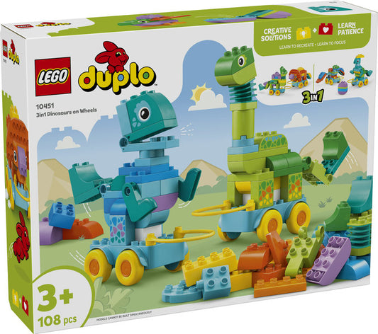 LEGO 10451 Duplo 3in1 Dinosaurs on Wheels