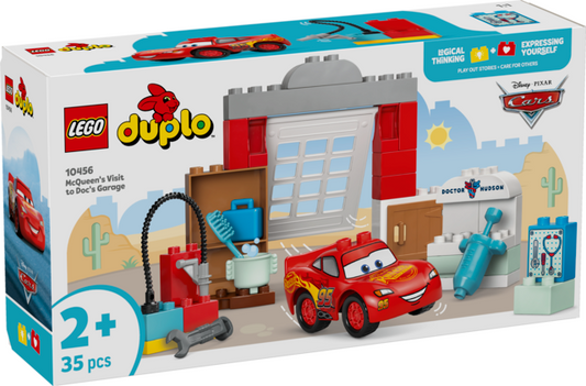 LEGO 10456 Cars Lightning McQueens Visit To Doc's Garage